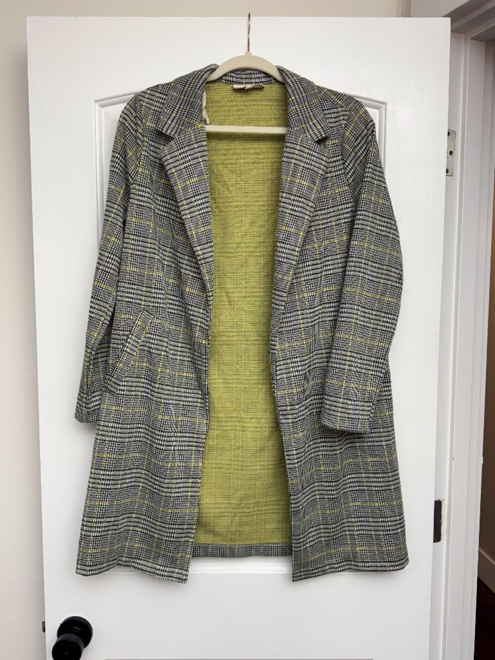 MELLODAY Plaid Jacket Size S
